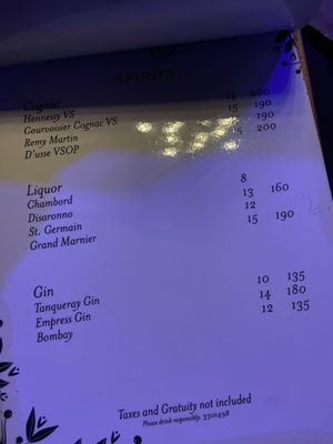 Menu photo 4 Cork and Thorn Las Vegas, NV