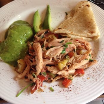 Backstreet Cafe - Smoked chicken with poached eggs and avocado - New American Near Me - Houston, Texas