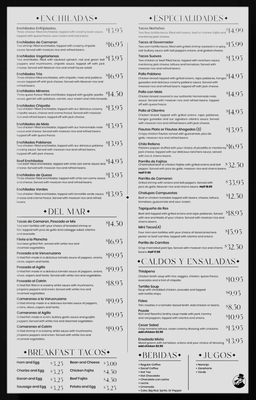 Menu photo 7 El Catrin San Antonio, TX