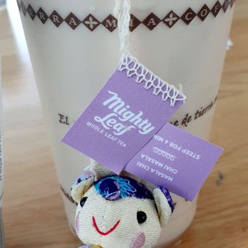 Tierra Mia Coffee - Chai tea latte. 6/27/25 - Coffee & Tea Near Me - Paramount, California