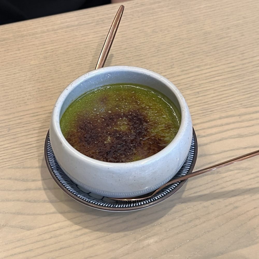 Akami Sushi - Matcha crème brûlée - Sushi Bars Near Me - Arcadia, California