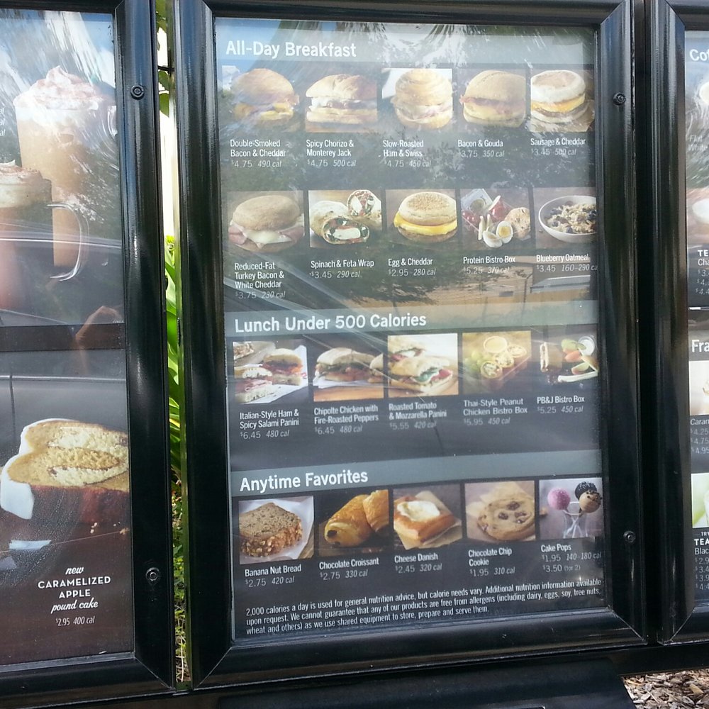 Starbucks - Menu - Coffee & Tea Near Me - Orange Park, Florida Starbucks - Menu - Coffee & Tea Near Me - Orange Park, Florida
