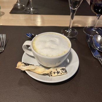 Restaurant Bären - Pumpkin soup - Swiss Food Near Me - Wengen, BE
