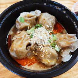 Peanut Butter Pork Dumplings