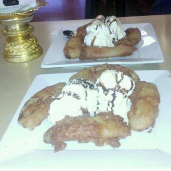 Thai House - Fried banana's w/ ice cream....yummy! - Thai Near Me - Bakersfield, California
