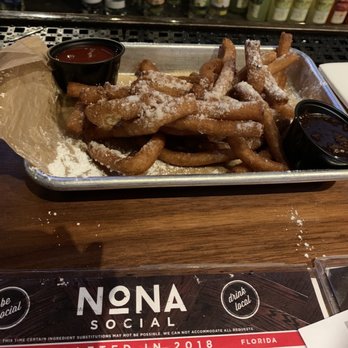 Nona Social Bar & Kitchen - Funnel cake fries - New American Near Me - Orlando, Florida