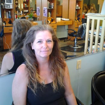 Style Salon - Before my  transformation at OK Salon in Long Beach, amazing the difference.  (see after pic) - Hair Salons Near Me - Long Beach, California