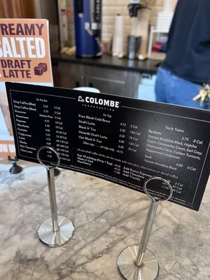 Menu photo 1 La Colombe Washington, DC, DC