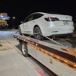 Big Al's Towing & Recovery - Big Al's flatbed roll back after my rental EV ran out of gas ;^)