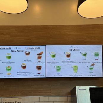 Mori’s - march 2026 matcha menu - Coffee & Tea Near Me - Irvine, California