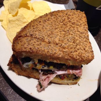 Jason's Deli - The muffuletta and baked chips. - Salad Near Me - Savannah, Georgia Jason's Deli - The muffuletta and baked chips. - Salad Near Me - Savannah, Georgia