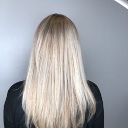 Haute Coiffure Salon - Beautiful blonde highlight done by Casey