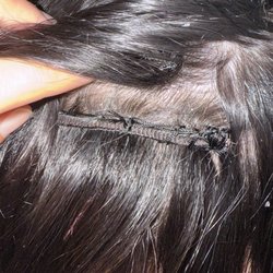 Parlor salon - My poorly installed not bellami hair extensions