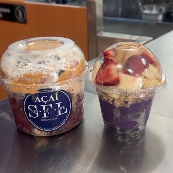 Acai Sun Fit Life - Medium açai bowl and a small ube bowl!!! - Acai Bowls Near Me - Castaic, California Acai Sun Fit Life - Medium açai bowl and a small ube bowl!!! - Acai Bowls Near Me - Castaic, California