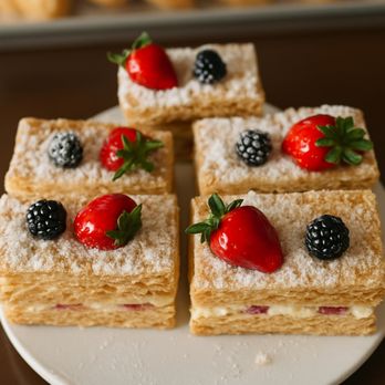 The Classic Diner - Delicious berry napoleons. - Diners Near Me - Richmond Hill, New York The Classic Diner - Delicious berry napoleons. - Diners Near Me - Richmond Hill, New York