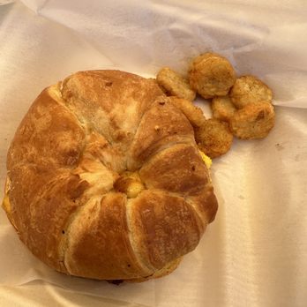 Beachy Bean Coffee Co. - Breakfast croissant and breakfast potatoes - Coffee & Tea Near Me - Santa Rosa Beach, Florida Beachy Bean Coffee Co. - Breakfast croissant and breakfast potatoes - Coffee & Tea Near Me - Santa Rosa Beach, Florida