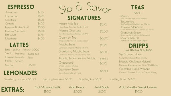 Menu photo 8 Sip & Savor Fullerton, CA Menu photo 8 Sip & Savor Fullerton, CA