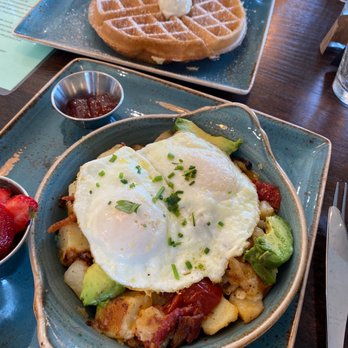 First Watch - Farmhouse hash with waffle - Breakfast & Brunch Near Me - Joplin, Missouri First Watch - Farmhouse hash with waffle - Breakfast & Brunch Near Me - Joplin, Missouri