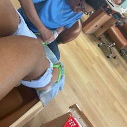 Nice French tip pretty blue and white to start the summer off right Nice French tip pretty blue and white to start the summer off right