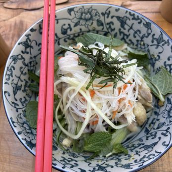 Cicada Coffee Bar - pho salad lemongrass chicken confit - Vietnamese Near Me - Cambridge, Massachusetts