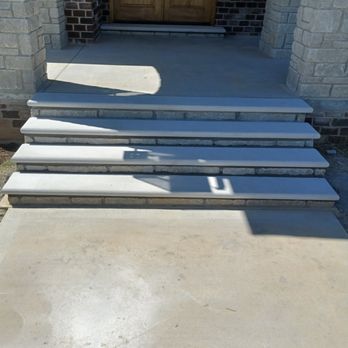 Quade Masonry - Capped masonry steps - Masonry/Concrete Near Me
