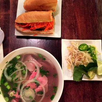 Saigon Shack - pho, banh mi, and add-ons of bean sprouts, basil, lime wedges and fresh jalapeno slices - Vietnamese Near Me - New York, New York Saigon Shack - pho, banh mi, and add-ons of bean sprouts, basil, lime wedges and fresh jalapeno slices - Vietnamese Near Me - New York, New York