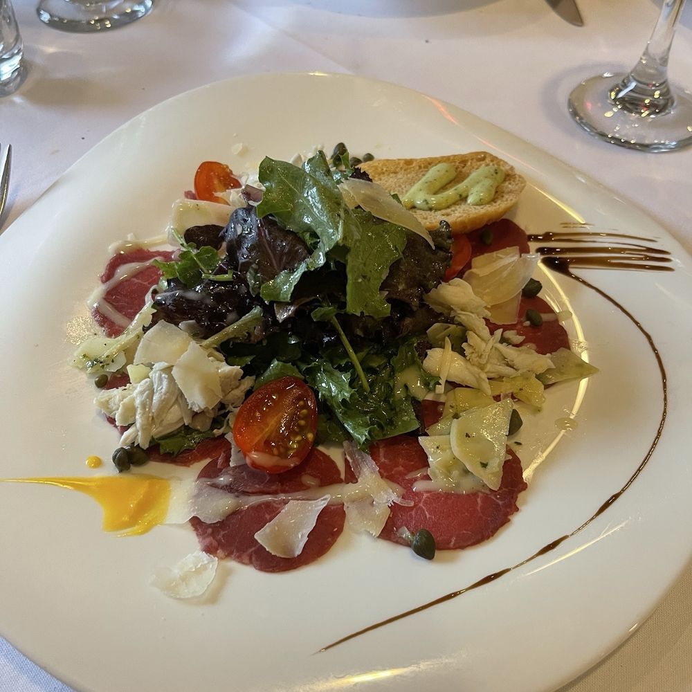 Cafe 37 - Ahi tuna gazpacho with arugula salad - New American Near Me - Ridgewood, New Jersey