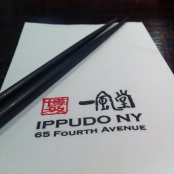 IPPUDO NY - Logo on the napkin - Ramen Near Me - New York, New York