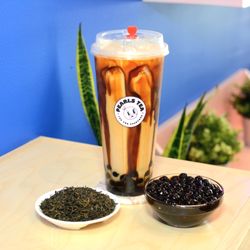 Pearl's Tea - Flowery Branch - The very popular Brown Sugar Boba Milk Tea.