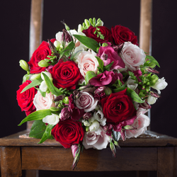 Memory Lane - Amazing Love and Romance designer choice arrangement filled and full with the most beautiful roses and flower accents! Thank You Memory lane