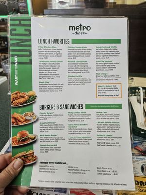 Menu photo 8 Metro Diner St. Augustine, FL