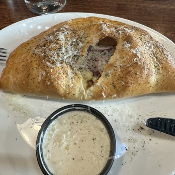 Sauce on the Side - Hot MotherClucker with garlic chipotle ranch. - Italian Near Me - Edwardsville, Illinois Sauce on the Side - Hot MotherClucker with garlic chipotle ranch. - Italian Near Me - Edwardsville, Illinois