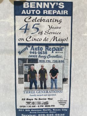 Benny's Auto Repair