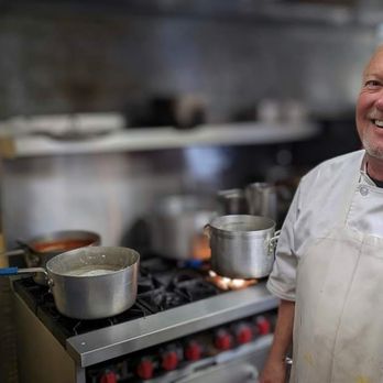 Star Bistro - Chef Robert Barr in his happy place - French Near Me - Cornville, Arizona