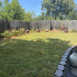 Carruth Irrigation & Landscape - After looks SO beautiful! I even met Christian at Longview stone and picked out the masonry/stone!