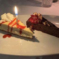 Delmonico's Steakhouse - Birthday and apology desserts!