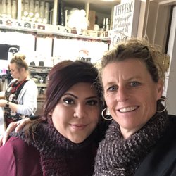 Java Express - Customer made us scarfs for Christmas! Our customers are awesome!