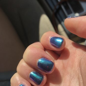 Nail Design & Spa - Uneven around nail and uneven polish with bubbles - Nail Salons Near Me - Gardena, California Nail Design & Spa - Uneven around nail and uneven polish with bubbles - Nail Salons Near Me - Gardena, California
