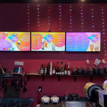 Stardust Cafe - two televisions on the wall - Bubble Tea Near Me - Sarasota, Florida Stardust Cafe - two televisions on the wall - Bubble Tea Near Me - Sarasota, Florida