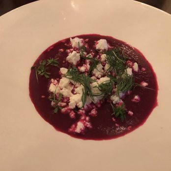 Absinthe Bistro - Beet Gazpacho - French Near Me - Vancouver, British Columbia Absinthe Bistro - Beet Gazpacho - French Near Me - Vancouver, British Columbia