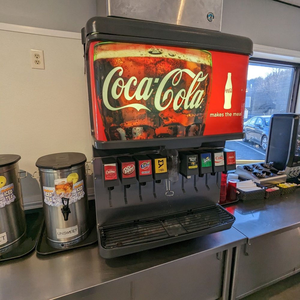 The Dough Shed - a coca cola machine on the counter - Pizza Near Me - West Jefferson, North Carolina The Dough Shed - a coca cola machine on the counter - Pizza Near Me - West Jefferson, North Carolina