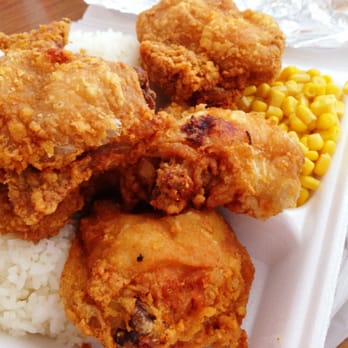 KJ's Local Grindz - Fried chicken plate - Chicken Shop Near Me - Kaneohe, Hawaii KJ's Local Grindz - Fried chicken plate - Chicken Shop Near Me - Kaneohe, Hawaii