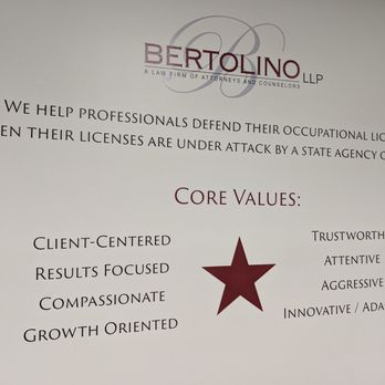 Bertolino - The core values of the company that are customer centered. - Legal Services Near Me - Austin, Texas Bertolino - The core values of the company that are customer centered. - Legal Services Near Me - Austin, Texas