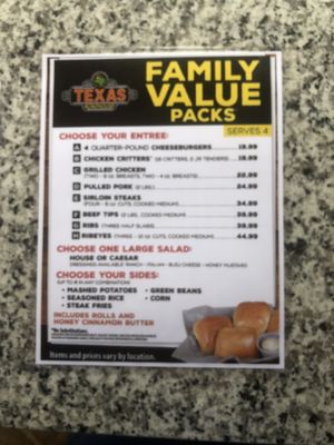 Menu photo 8 Texas Roadhouse Austin, TX Menu photo 8 Texas Roadhouse Austin, TX