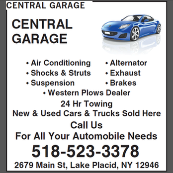 Central Garage - untitled - Auto Repair Near Me - Lake Placid, New York Central Garage - untitled - Auto Repair Near Me - Lake Placid, New York