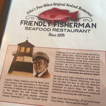 Friendly Fisherman Restaurant - Seafood Near Me - Madeira Beach, Florida Friendly Fisherman Restaurant - Seafood Near Me - Madeira Beach, Florida