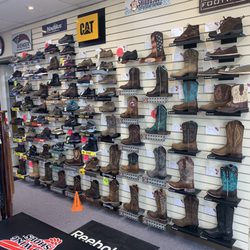 The Boot Box - Wall of woman's boots
