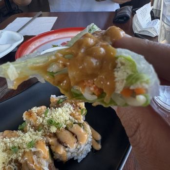 Big Monster Sushi & Thai - Peanut Sauce - deserved its own photo BOMB! - Thai Near Me - Lihue, Hawaii