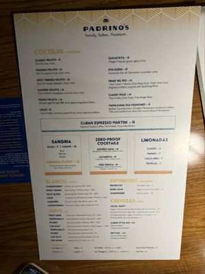 Menu photo 5 Padrino's Cuban Restaurant Plantation, FL