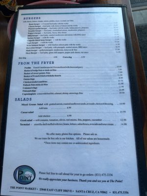 Menu photo 4 The Point Market Santa Cruz, CA